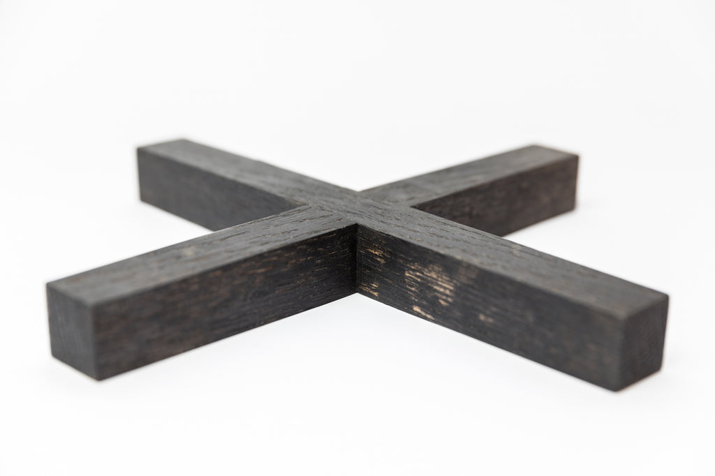 Oak Pan Stand